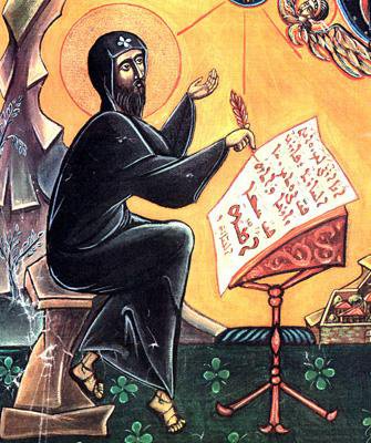 St Ephrem the syrian http://www.orthodox.net/ikons/ephrem-the-syrian.jpg, taken from the Facebook group "OrthodoxSpirituality" - http://www.facebook.com/group.php?gid=104730379594846