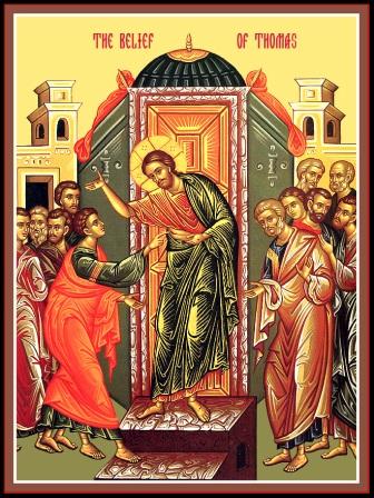 Icon of Thomas Sunday http://www.orthodox.net/ikons/feasts-of-the-lord-thomas-sunday-01.jpg