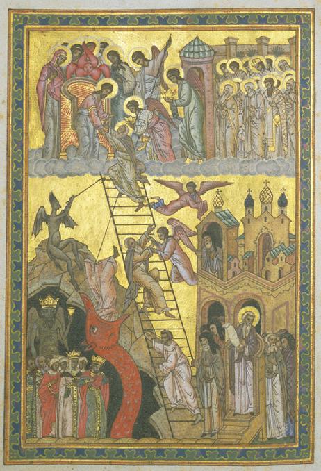 The Ladder of Divine Ascent, http://www.orthodox.net/ikons/ladder-of-divine-ascent-04-russian-16thc.jpg