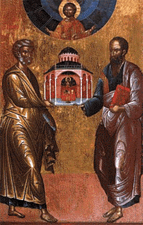 Icons of Apostles Peter and Paul
