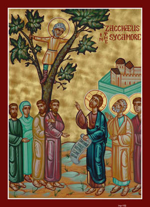 Zacchaeus the Publican is called by Jesus. 
