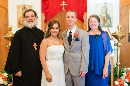 Father and mother of the bride with Mr and Mrs Kevin King http://www.orthodox.net/images/kevin-natalie-king-priest-seraphim-matushka-marina.jpg