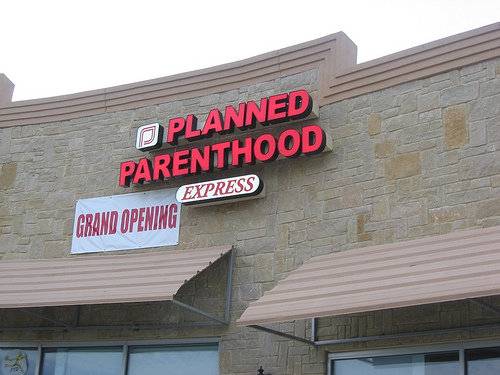 Original sign of Planned Parenthood, McKinney Texas. Currently ?Express? is blanked out, because somebody must have realized that they should not advertise their business model so honestly. http://www.orthodox.net/images/planned-parenthood-express-mckinney-texas.jpg
