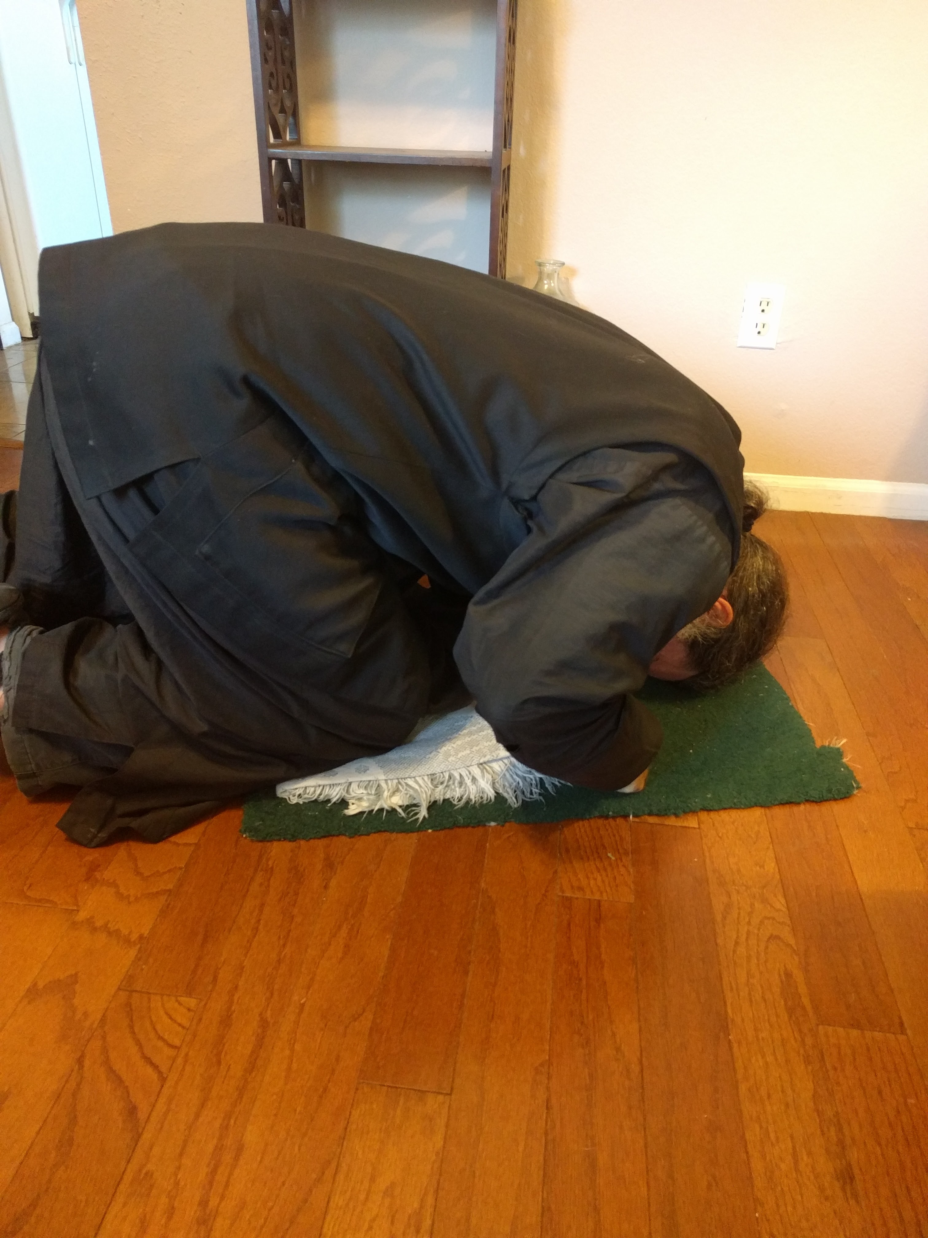 A prostration http://www.orthodox.net/images/prostration.jpg