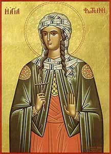 The Samaritan Woman, St Photini, Equal to the Apostles