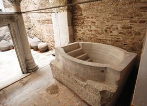 Newly unearthed baptismal font at Hagia Sophia to open in spring http://www.holycrosswilliamsport.org/bulletin1.html http://www.orthodox.net/photos/baptismal-font-hagia-sophia.jpg