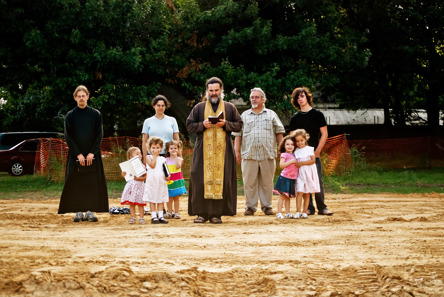 A Thursday molben on the ground that would become our temple - August 9, 2009 http://www.orthodox.net/photos/parish/2009-08-09_moleben-on-the-land+during-moleben.jpg