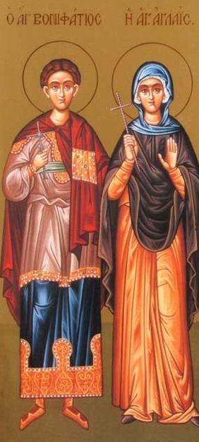 Holy Martyr Boniface and St Aglaidia, comm Dec 19 https://www.orthodox.net//ikons/boniface-and-aglaidia-dec-19-01.jpg