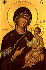 Panagia icon of the Theotokos https://www.orthodox.net//ikons/theotokos-panagia-01.jpg